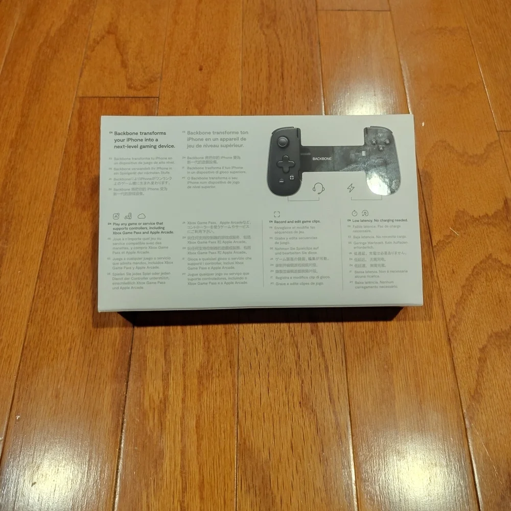 Backbone One 2nd Gen Black Edition Lightning Mobile Controller for iPhone